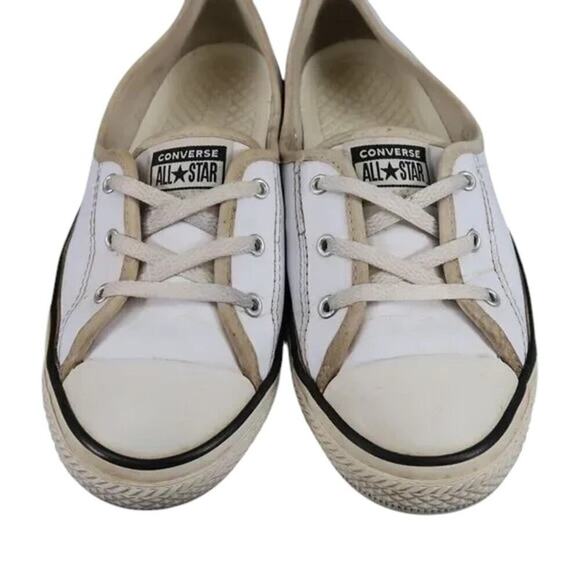 Converse Shoes Womens 7 Sneakers All Star Low Top Slip On Flats White Casual - Picture 11 of 14